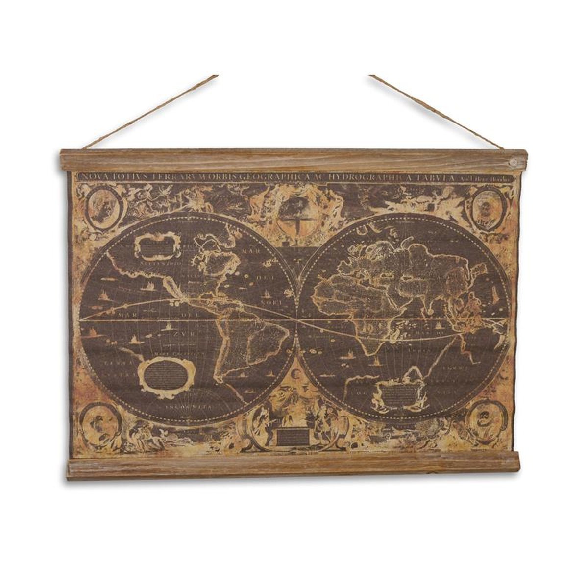 A LINEN SCHOOL PRINT ORBIS GEOGRAPHICA""