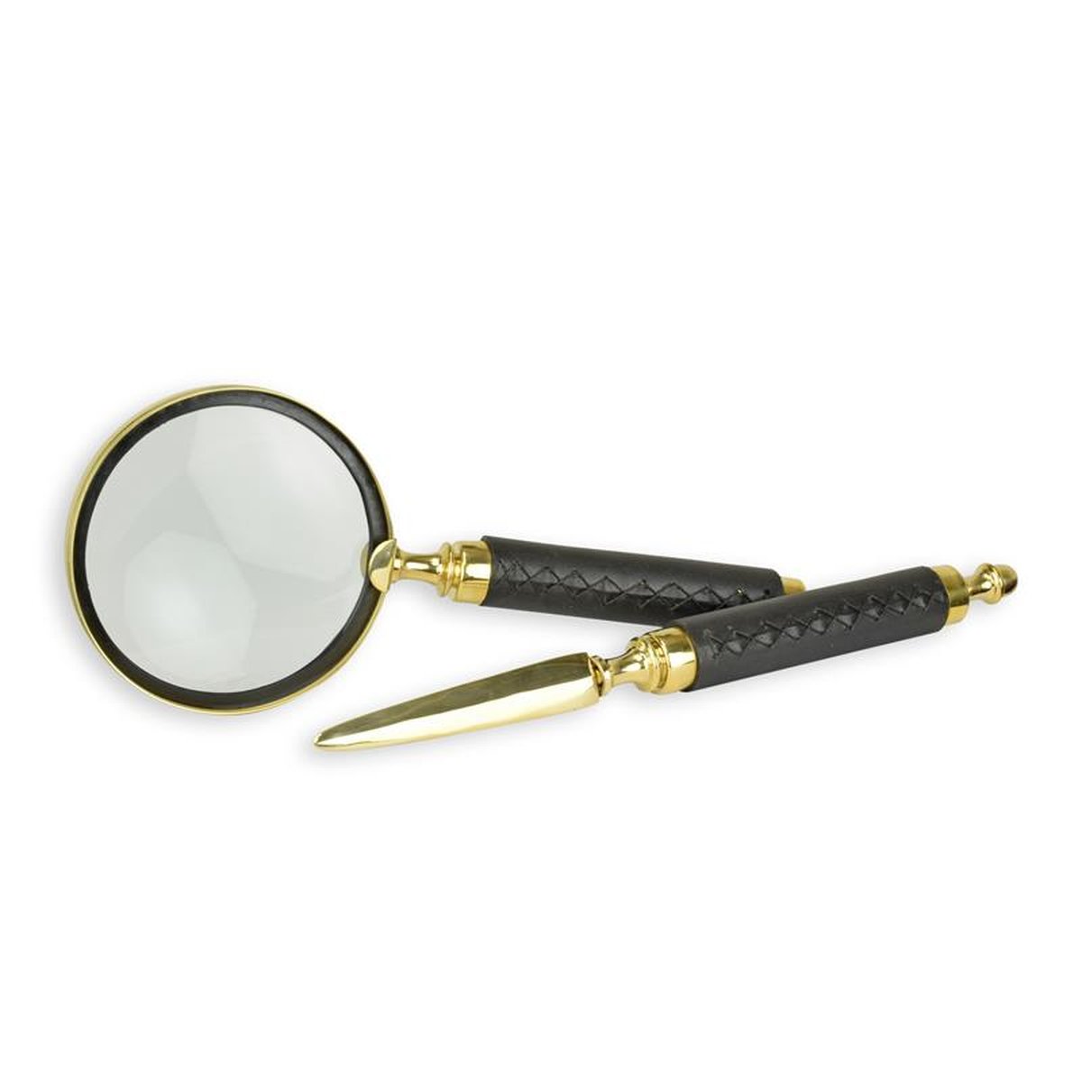A MAGNIFYING-GLASS AND LETTER KNIFE