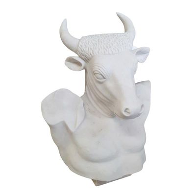 A MARBLE BUST OF THE MINOTAUR