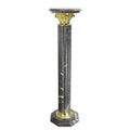 A MARBLE COLUMN - BLACK