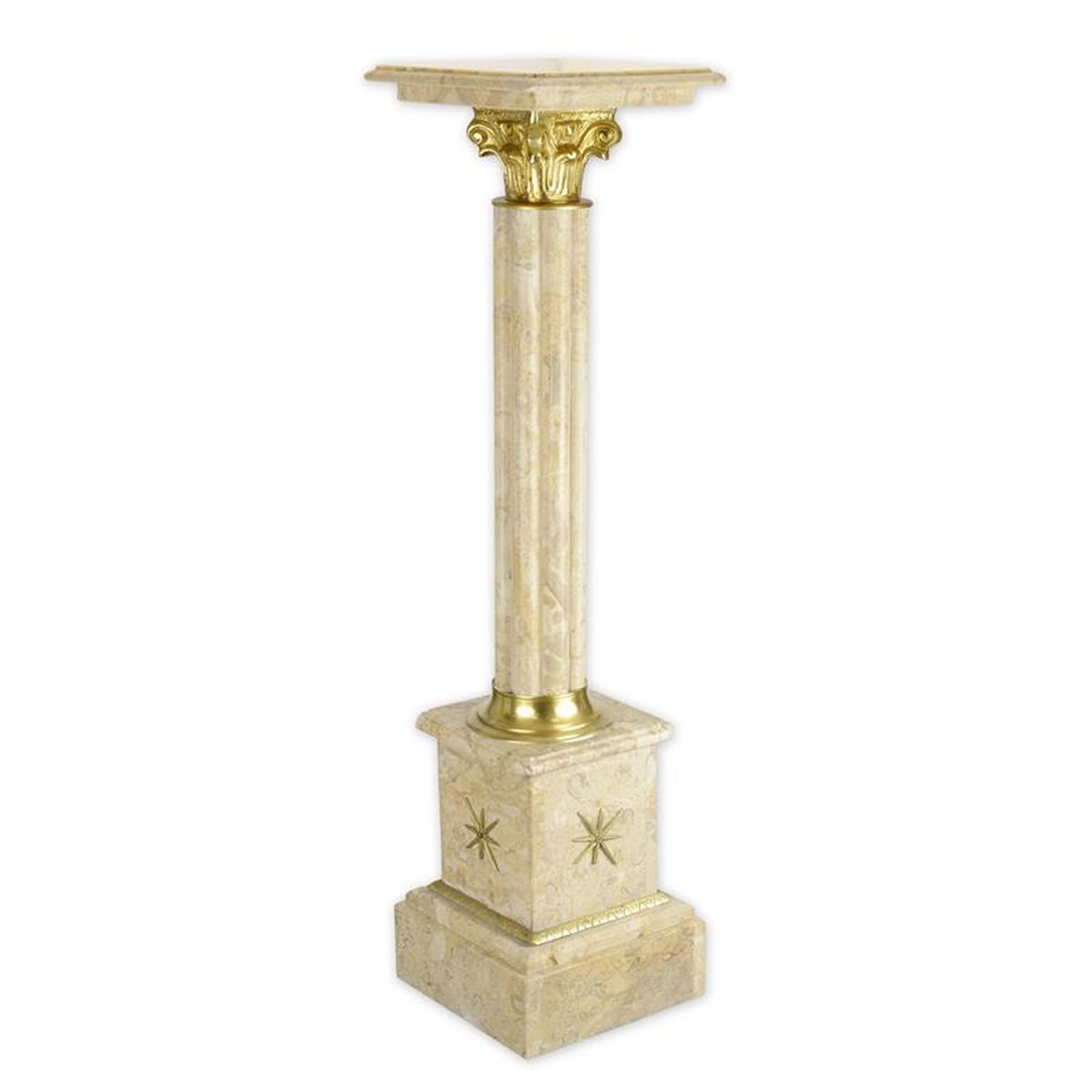 A MARBLE COLUMN - CREME
