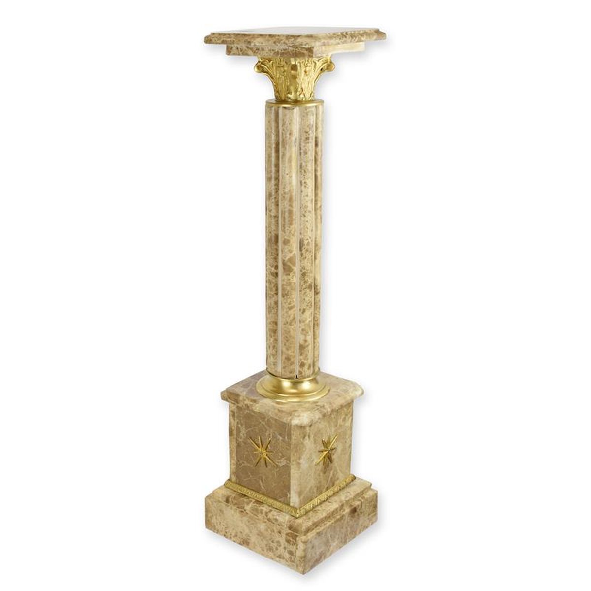 A MARBLE COLUMN - DARK CREME