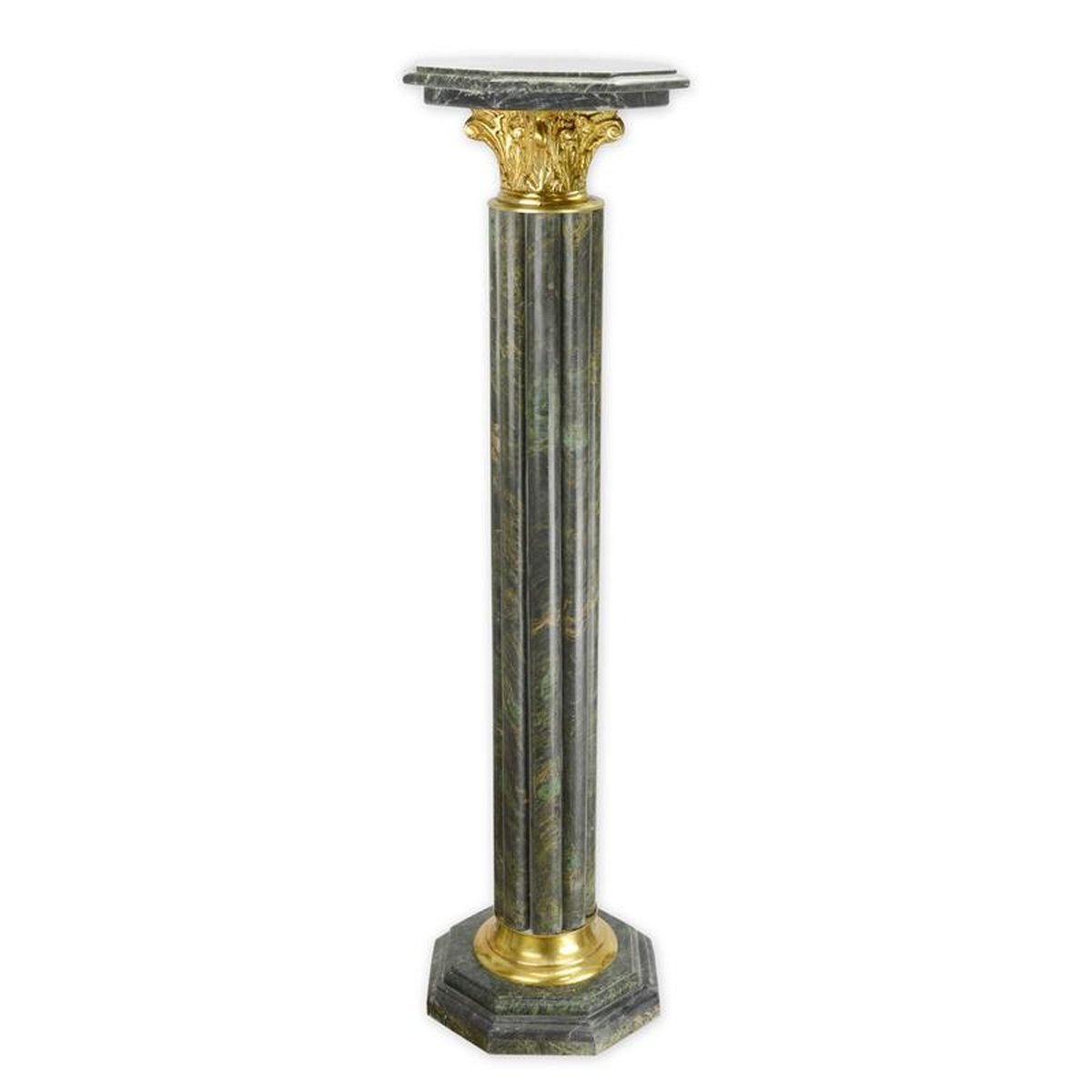 A MARBLE COLUMN - GREEN