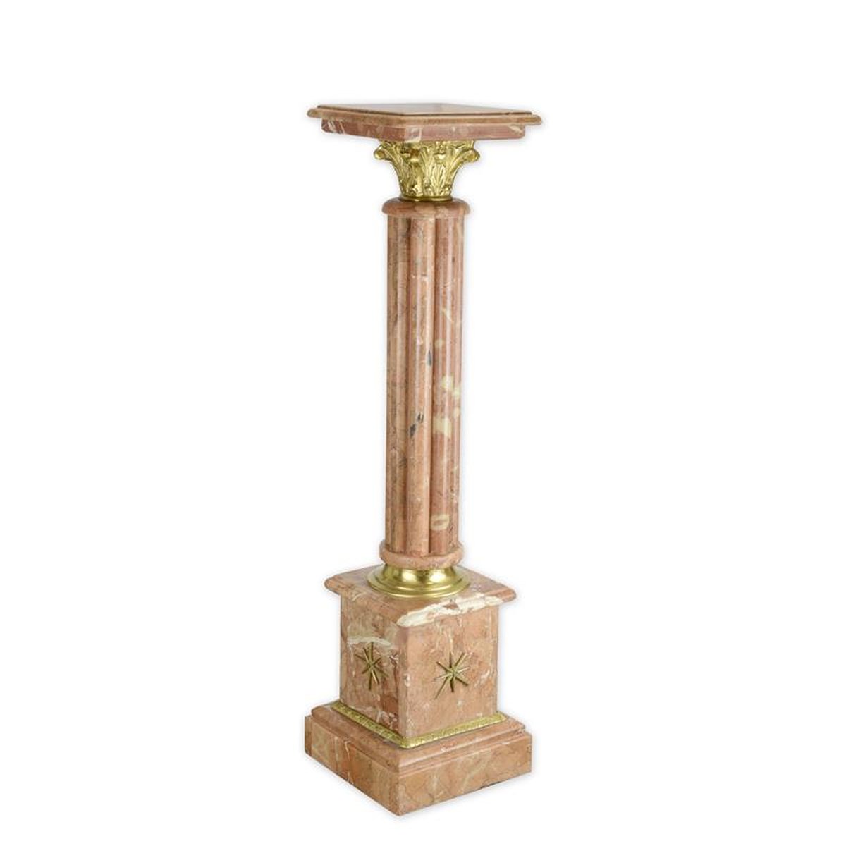 A MARBLE COLUMN - SALMON