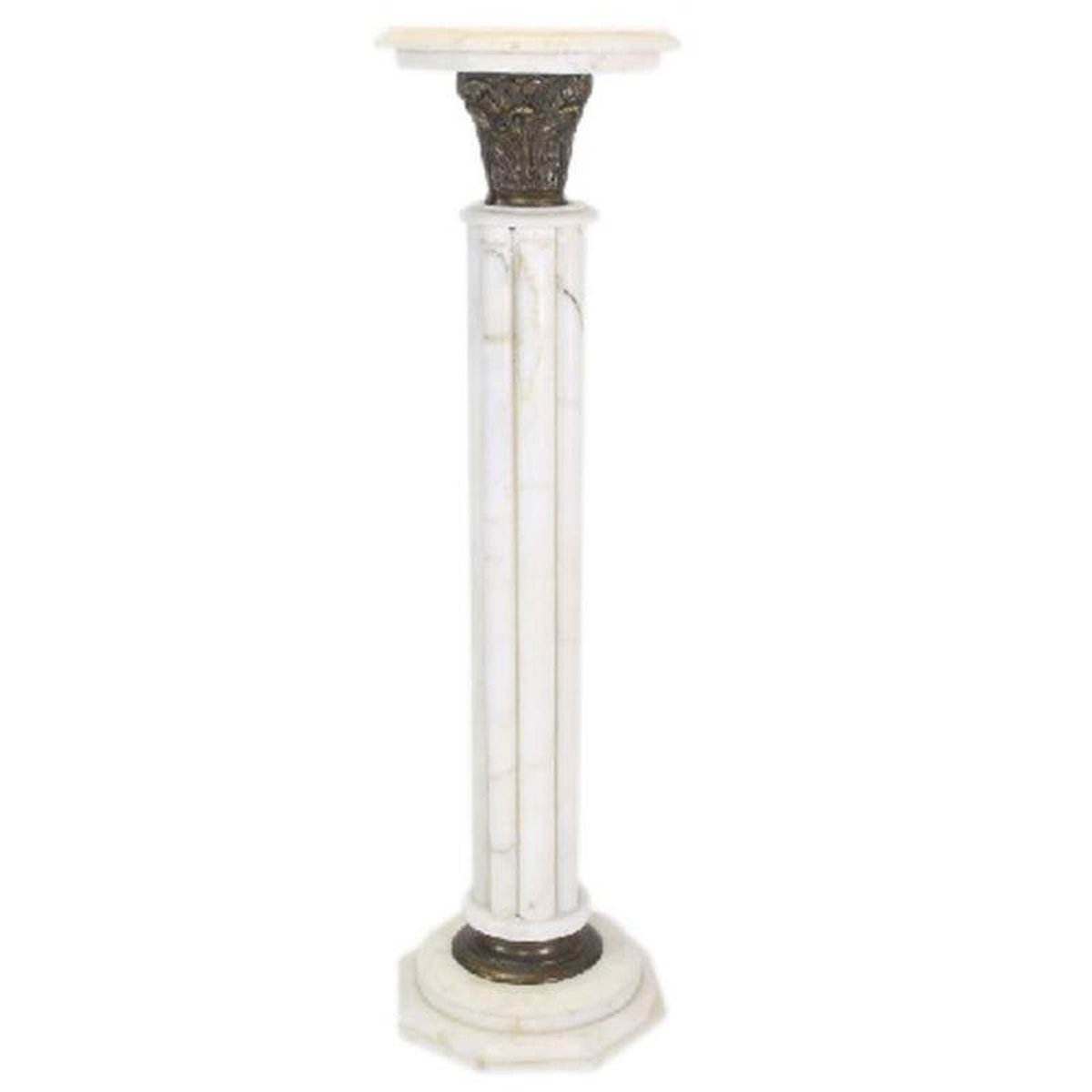 A Marble Column - White