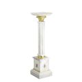 A MARBLE COLUMN - WHITE