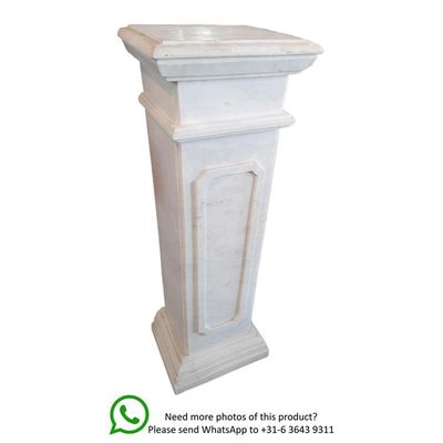 A MARBLE PEDESTAL