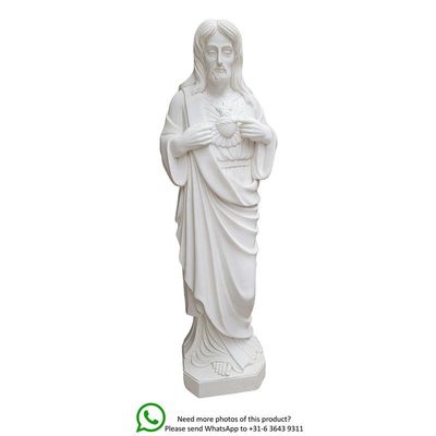 A MARBLE SCULPTURE OF JESUS