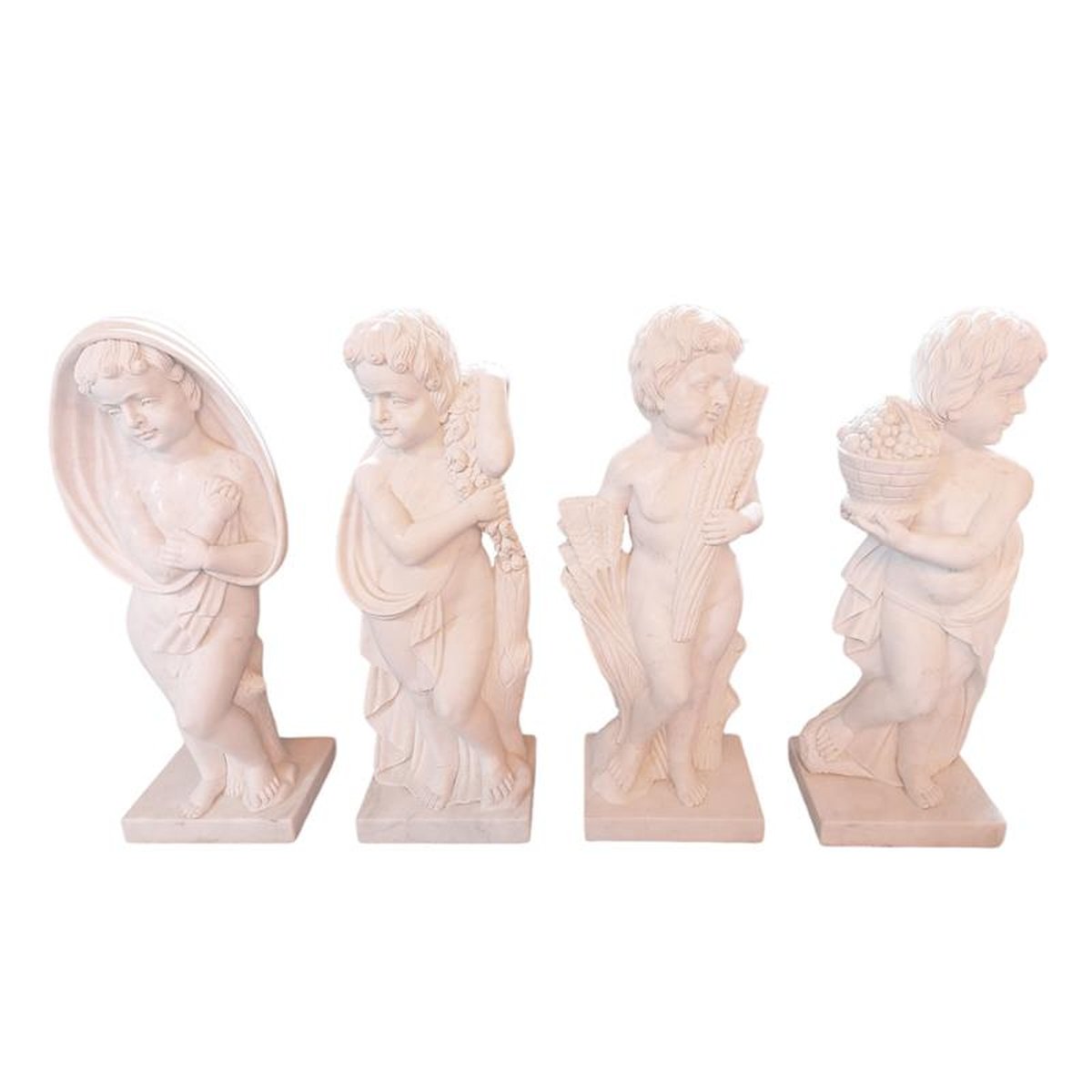 A MARBLE SET OF THE 4 SEASONS