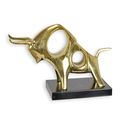 A MODERNIST BRONZE SCULPTURE OF A BULL