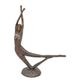 A MODERNIST BRONZE SCULPTURE OF A DANCER