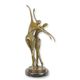 A MODERNIST BRONZE SCULPTURE OF A DANCING COUPLE
