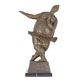 A MODERNIST BRONZE SCULPTURE OF A FEMALE DANCER