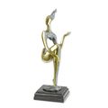 A MODERNIST BRONZE SCULPTURE OF A FEMALE NUDE