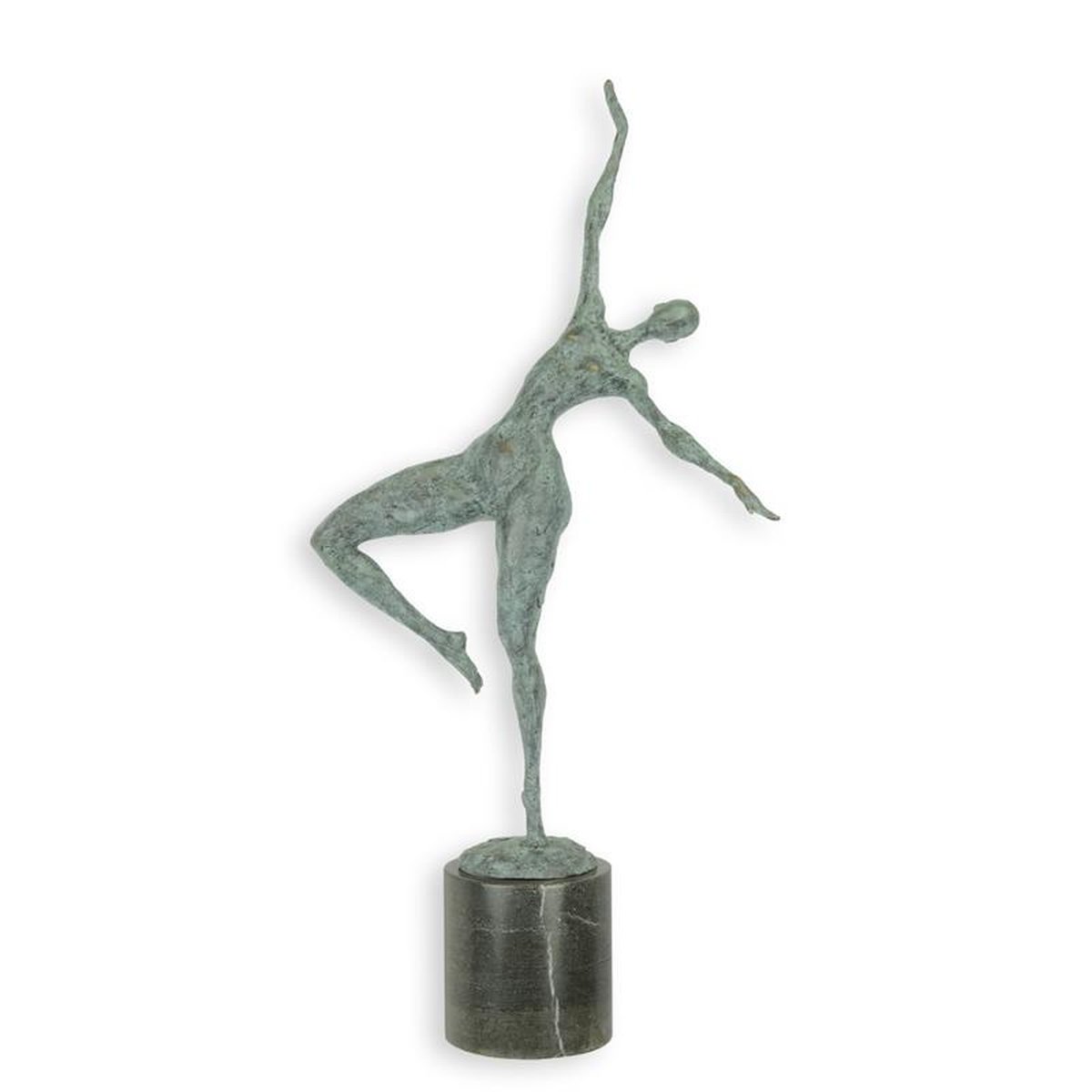 A MODERNIST BRONZE SCULPTURE OF A FEMALE NUDE