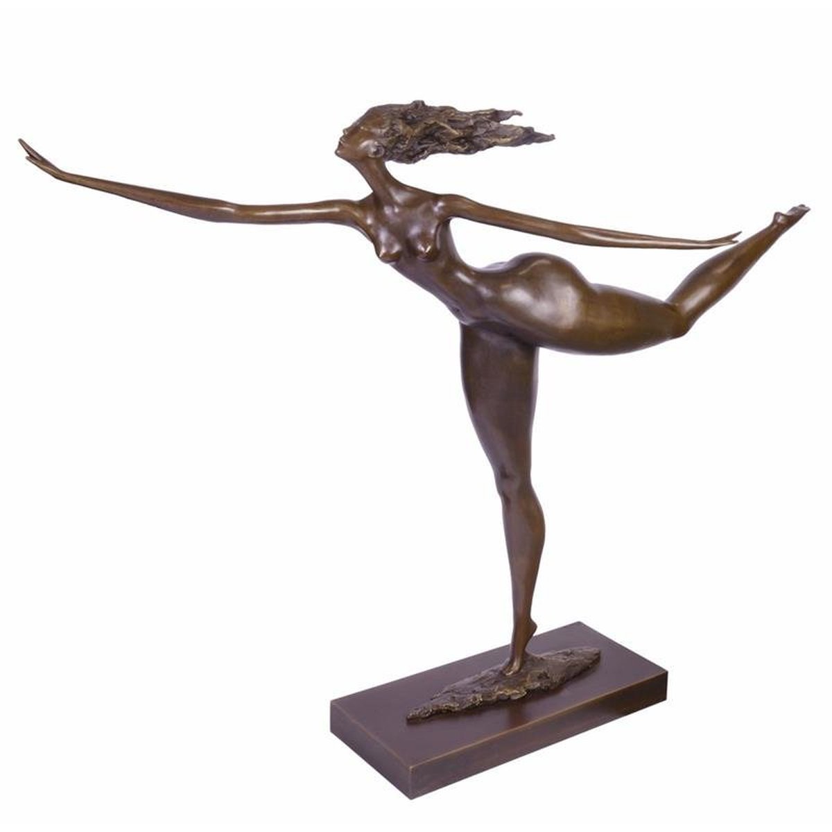 A Modernist Bronze Sculpture of a Female Nude