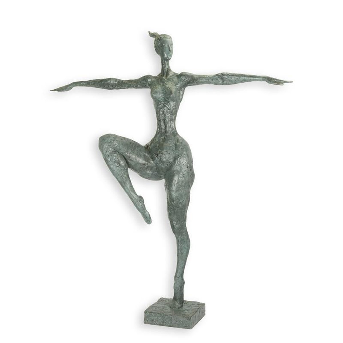 A MODERNIST BRONZE SCULPTURE OF A FEMALE NUDE
