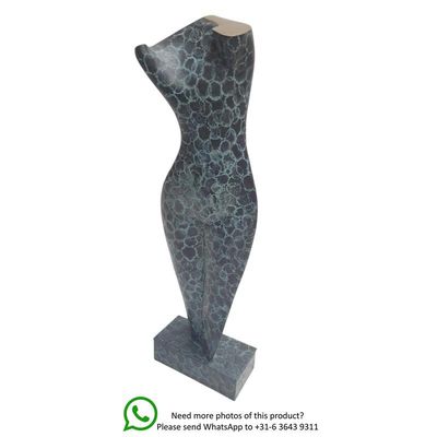 A MODERNIST BRONZE SCULPTURE OF A FEMALE TORSO