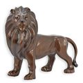 A MODERNIST BRONZE SCULPTURE OF A LION