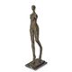 A MODERNIST BRONZE SCULPTURE OF A WALKING FEMALE NUDE