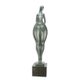 A MODERNIST BRONZE SCULPTURE OF AFEMALE NUDE