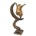 A MODERNIST BRONZE SCULPTURE OF THE MOON DANCER