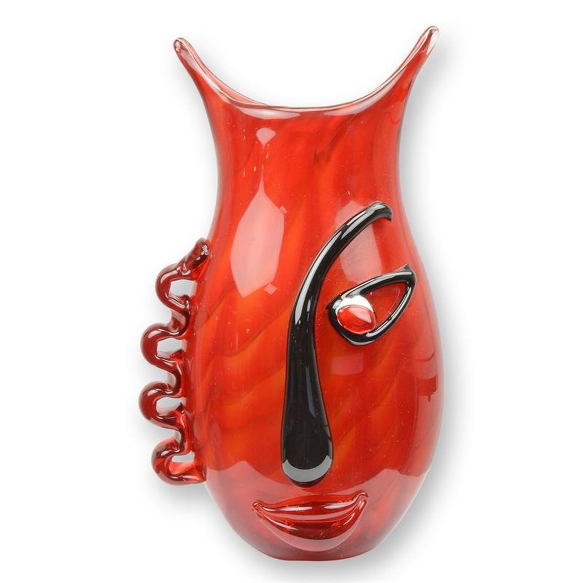 A Murano Style Abstract Glass Vase