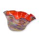 A MURANO STYLE GLASS BOWL