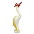 A MURANO STYLE GLASS FIGURINE OF A HERON
