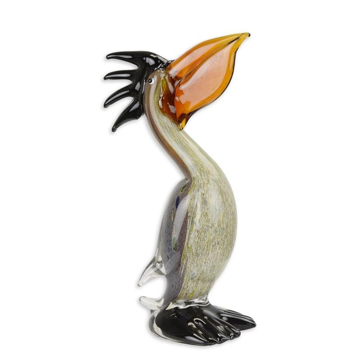 A Murano Style Glass Figurine of a Pelican