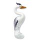A MURANO STYLE GLASS FIGURINE OF A STORK