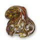 A MURANO STYLE GLASS OCTOPUS PAPERWEIGHT