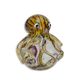A MURANO STYLE GLASS PAPERWEIGHT OF AN OCTOPUS