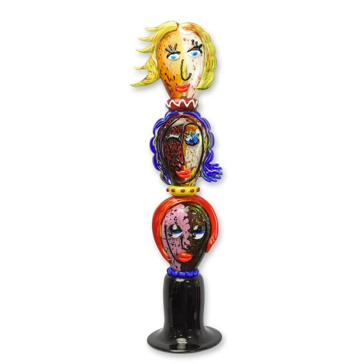 A Murano Style Glass Totem