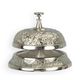 A NICKEL PLATED HOTEL BELL