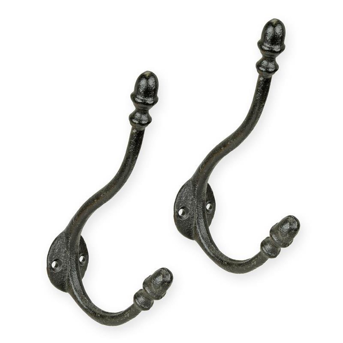 A Pair of 4 Cast Iron Wall Hooks