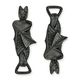 A PAIR OF CAST IRON BAT BOTTLE OPENERS