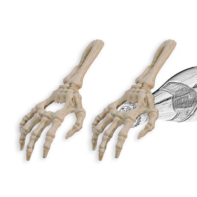 A PAIR OF CAST IRON BOTTLE OPENERS