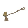 A PAIR OF CAST IRON CANDLE SNUFFERS