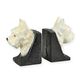 A PAIR OF CAST IRON SCOTTISH TERRIER BOOKENDS
