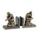 A PAIR OF CAST IRON THE THINKER BOOKENDS