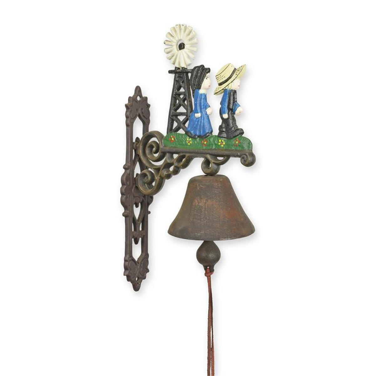 A PAIR OF CAST IRON WINDMILL BELLS