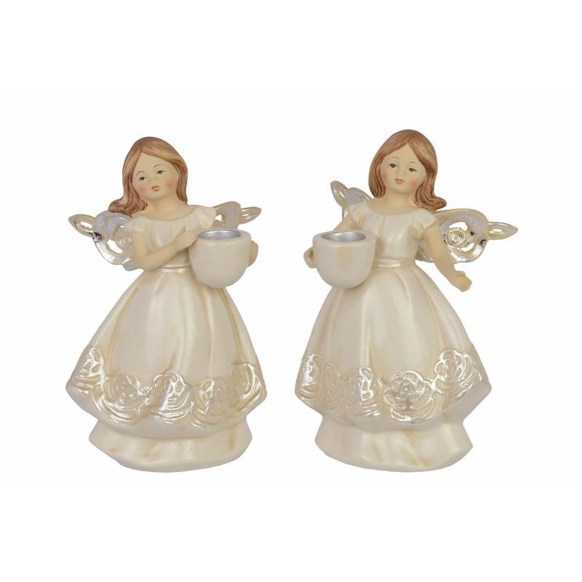A PAIR OF FIGURAL CANDLE HOLDERS