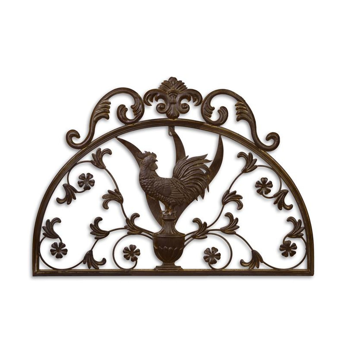 A PAIR OF ROOSTER WALL DECOR