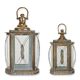 A PAIR OF TIN LANTERNS