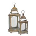 A PAIR OF TIN LANTERNS