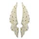 A PAIR OF WALL-MOUNT ANGEL WINGS - ANTIQUE WHITE