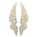 A PAIR OF WALL-MOUNT ANGEL WINGS - ANTIQUE WHITE