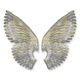 A PAIR OF WALL MOUNTED ANGEL WINGS