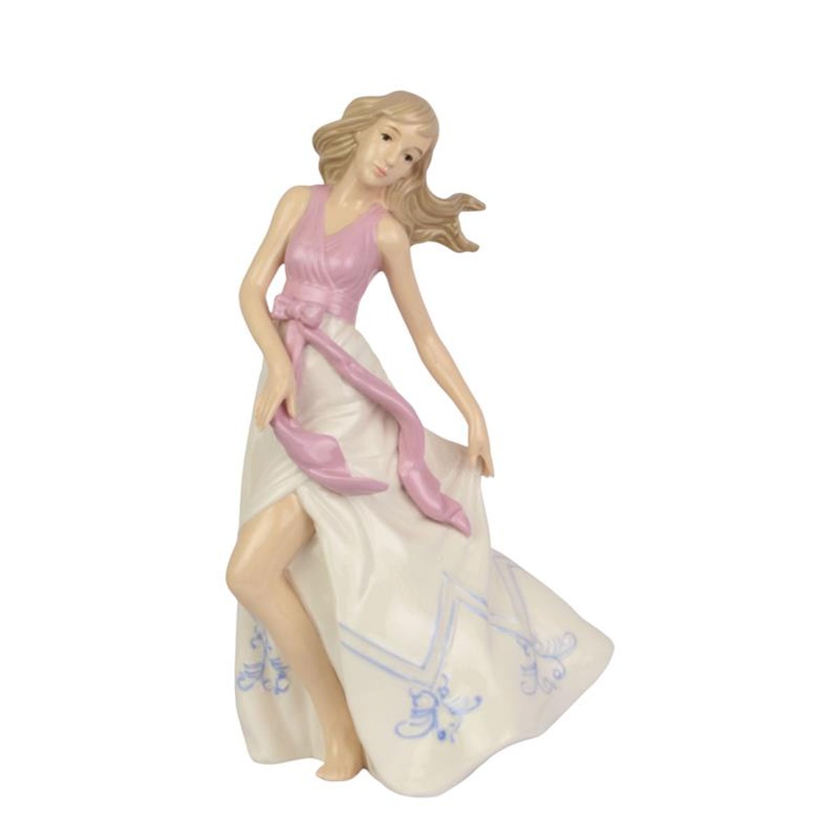 A PORCELAIN FIGURINE OF A DANCER